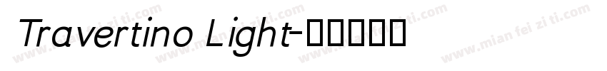 Travertino Light字体转换